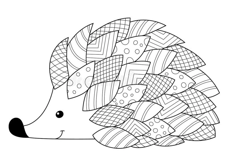 Kolorowanka jeż z liśćmi